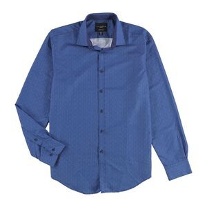 CALABRUM Mens Regular Fit Button Down Dress Shirt, NWT